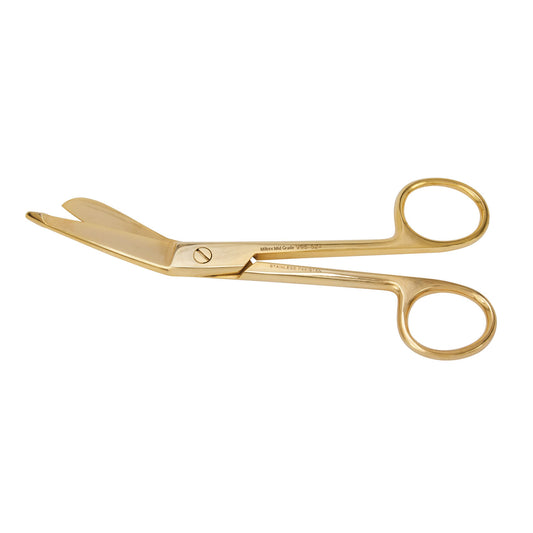Bandage Scissors, 5_" Gold Plated