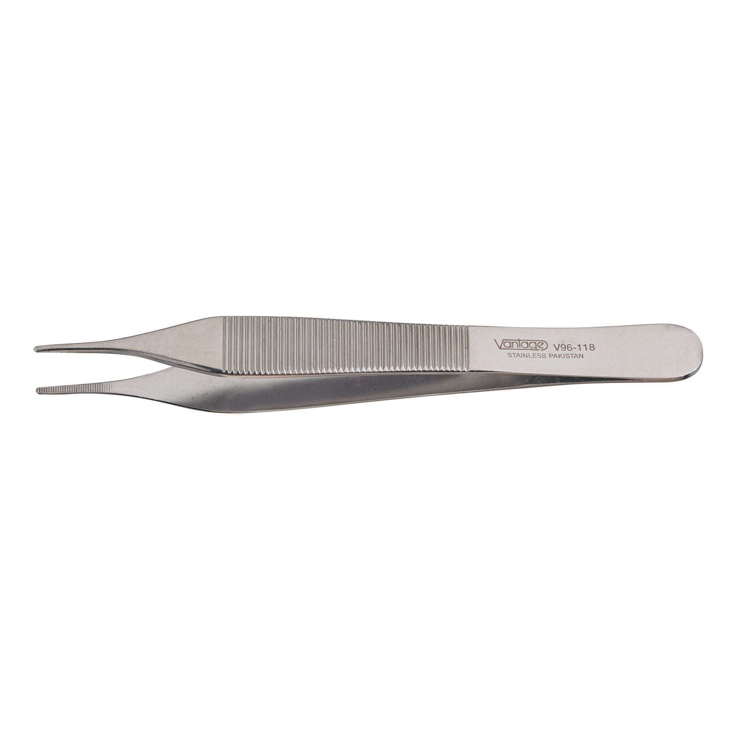 Dressing Forceps, 4_", Serrated Tips