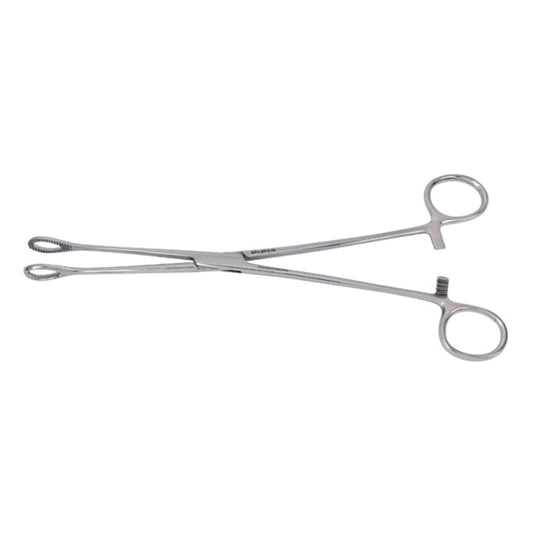 Sponge Forceps, 7" Straight, Serrated Jaws