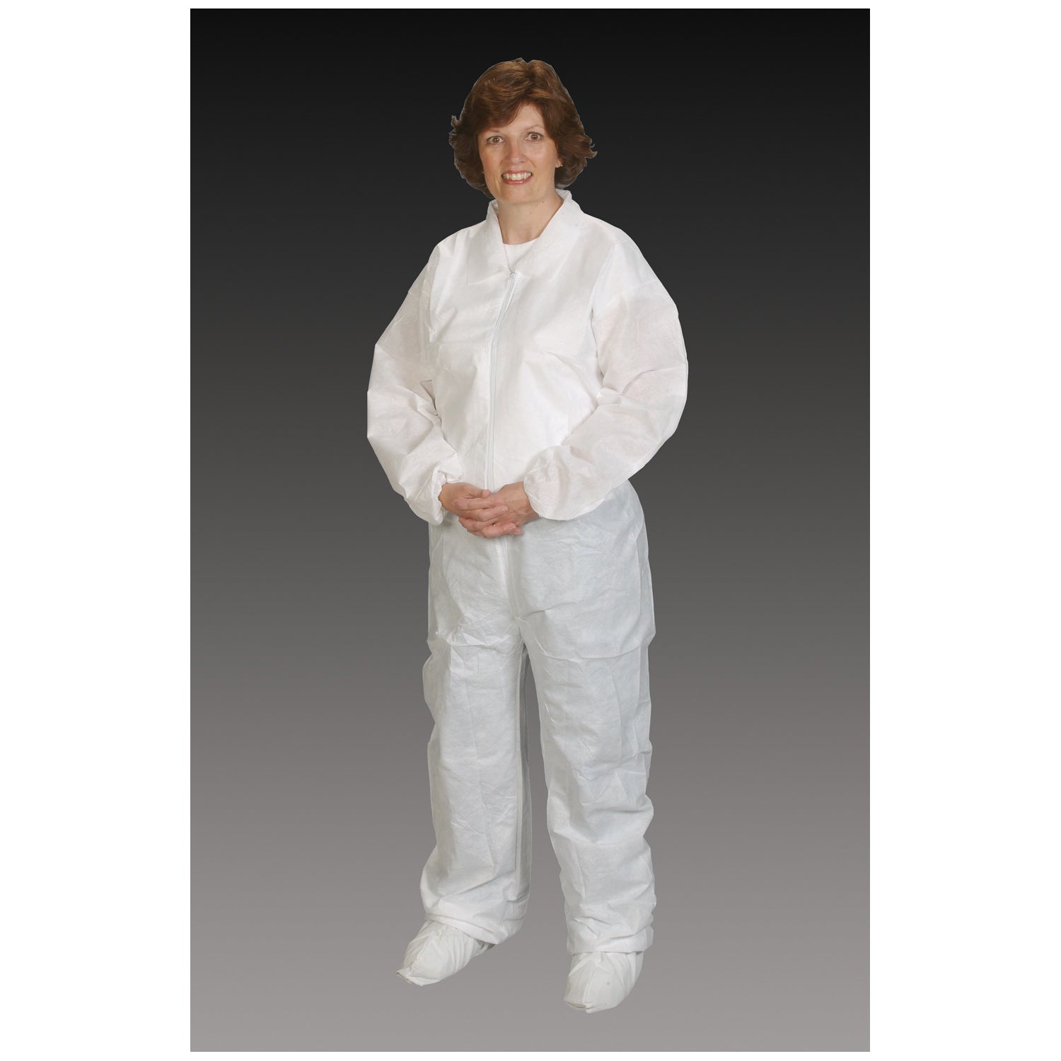 Coveralls, 2X-Large/ 3X-Large, White, Elastic Wrist & Ankle, Serged Seams, 25/cs