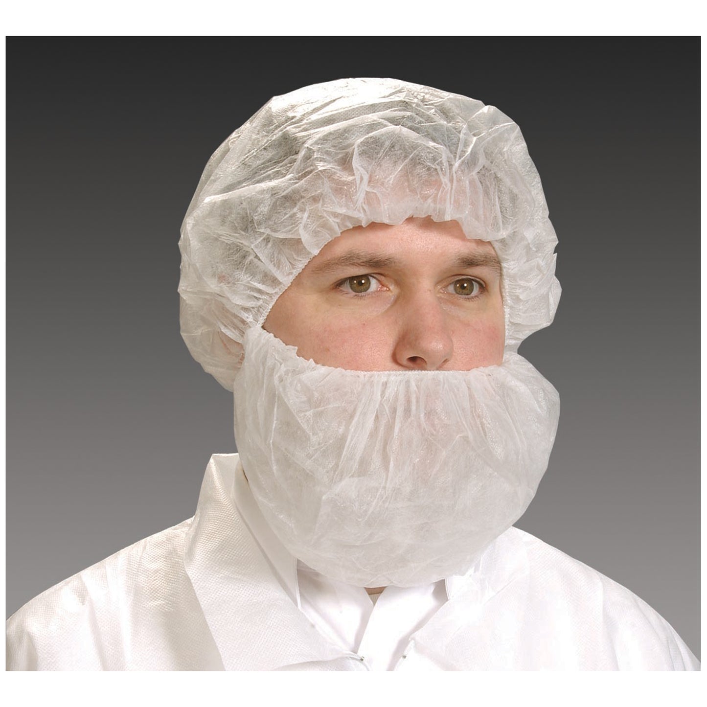 Universal Beard Cover, White, 100/bg, 10 bg/cs