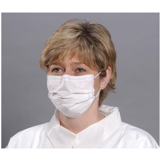 Face Mask with Earloops, White, 7", 50/bx, 10 bx/cs **Temporarily Unavailable for Sale**