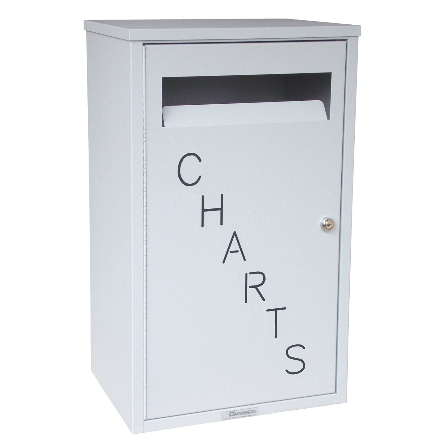 Medical Drop Box, Light Grey, 26_"H x 16"W x 12"D
