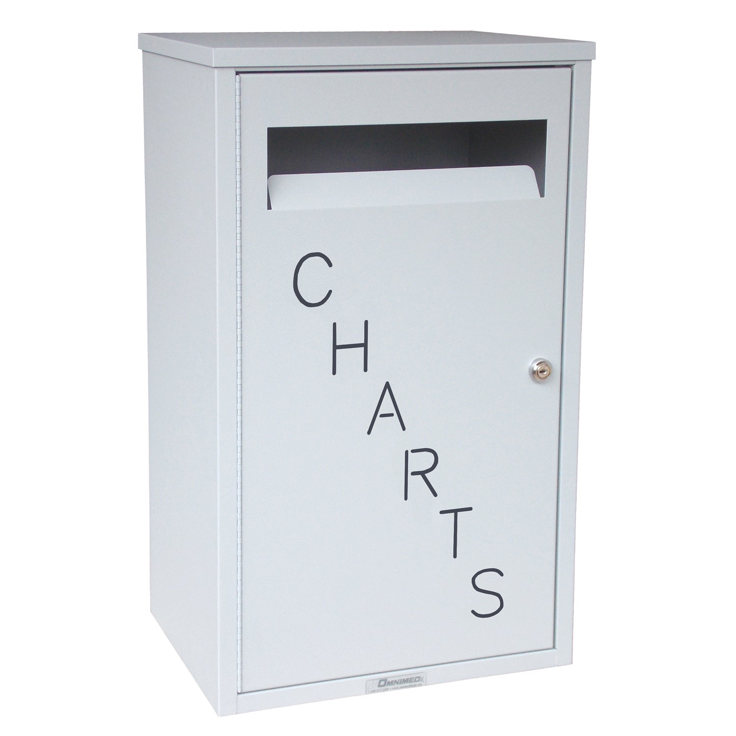 Medical Drop Box, Light Grey, 26_"H x 16"W x 12"D
