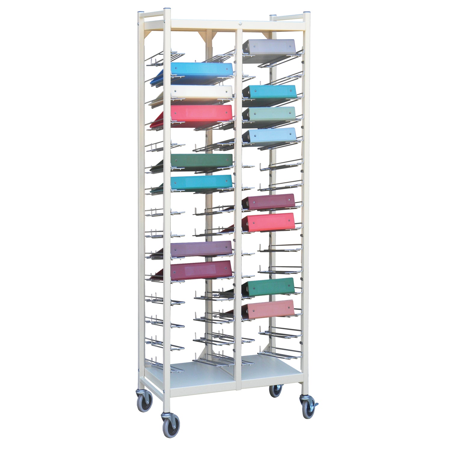 Standard Flat Storage Rack, 30 Chart Capacity, 15 Tier, 72_"H x 27_"W x 15"D