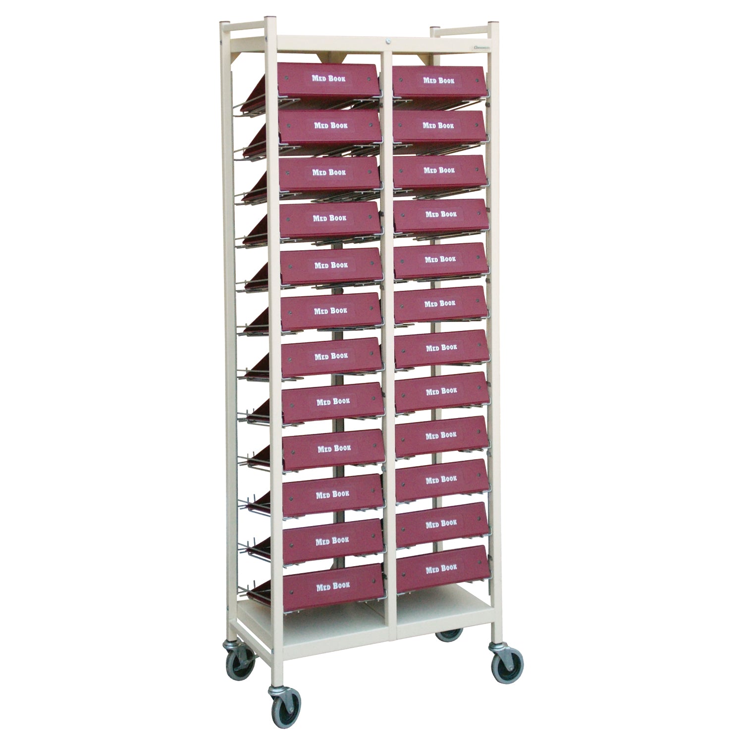 Big Beam Flat Storage Rack, 24 Chart Capacity, 12 Tier, 72_" x 27_"W x 15"D