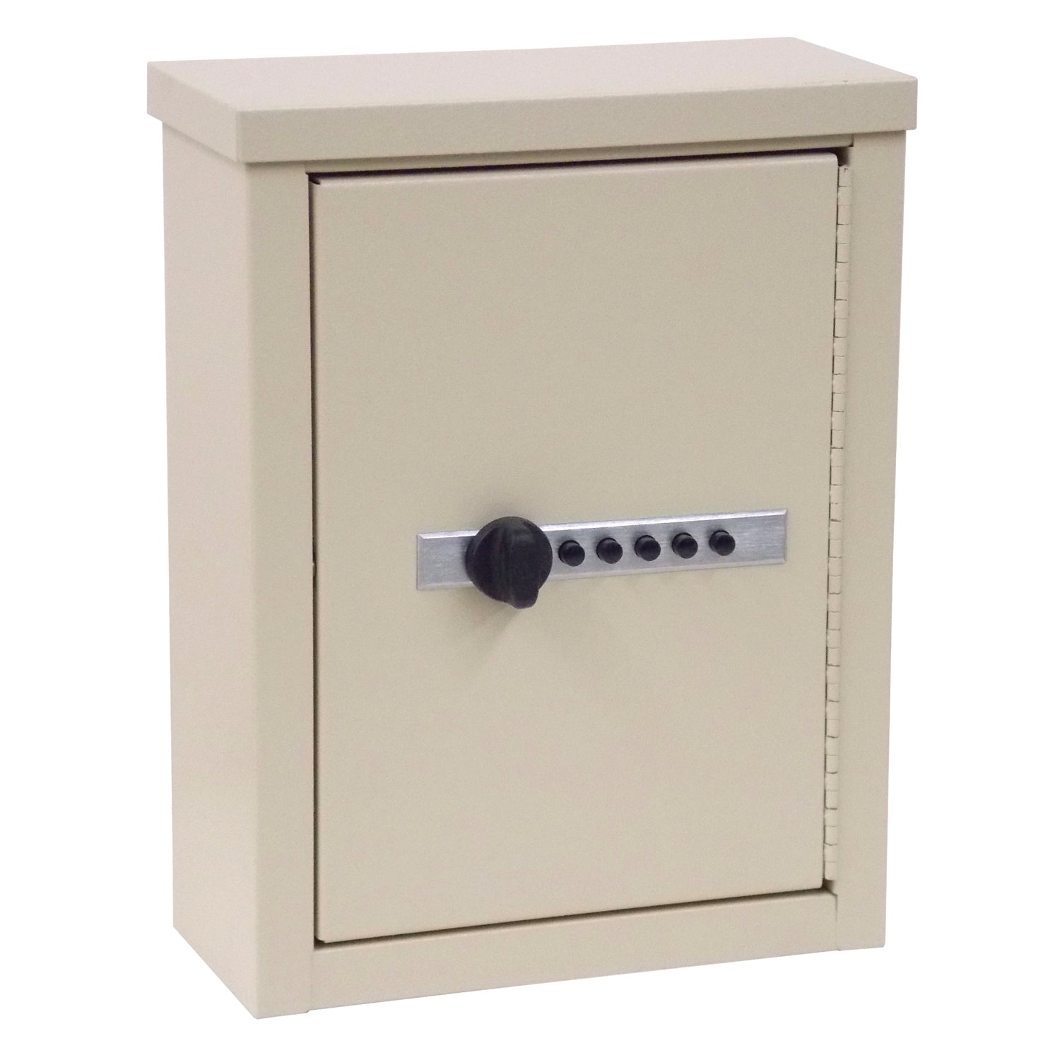 Storage Cabinet, Beige, 12"H x 9"W x 4"D & 1 shelf