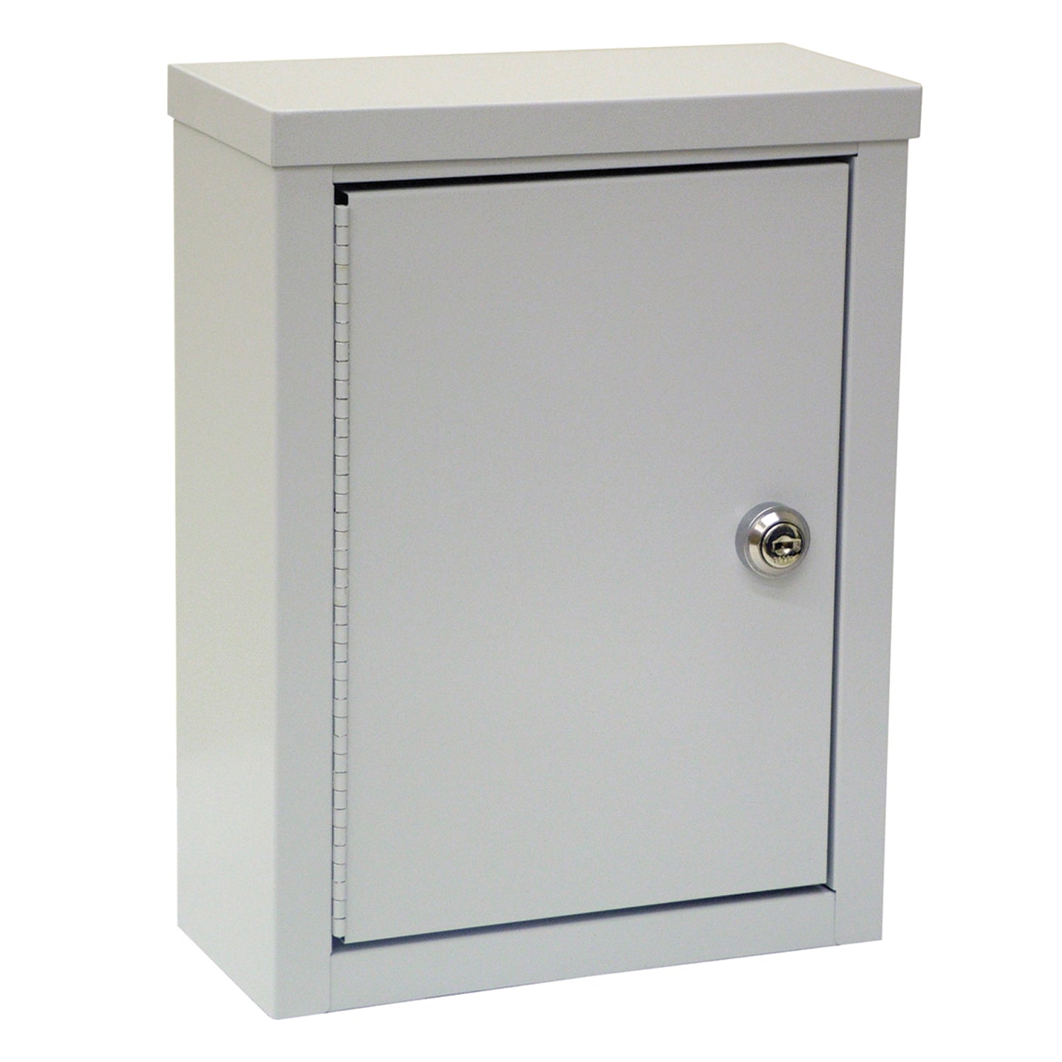 Storage Cabinet, Light Grey, 12"H x 9"W x 4"D & 1 shelf