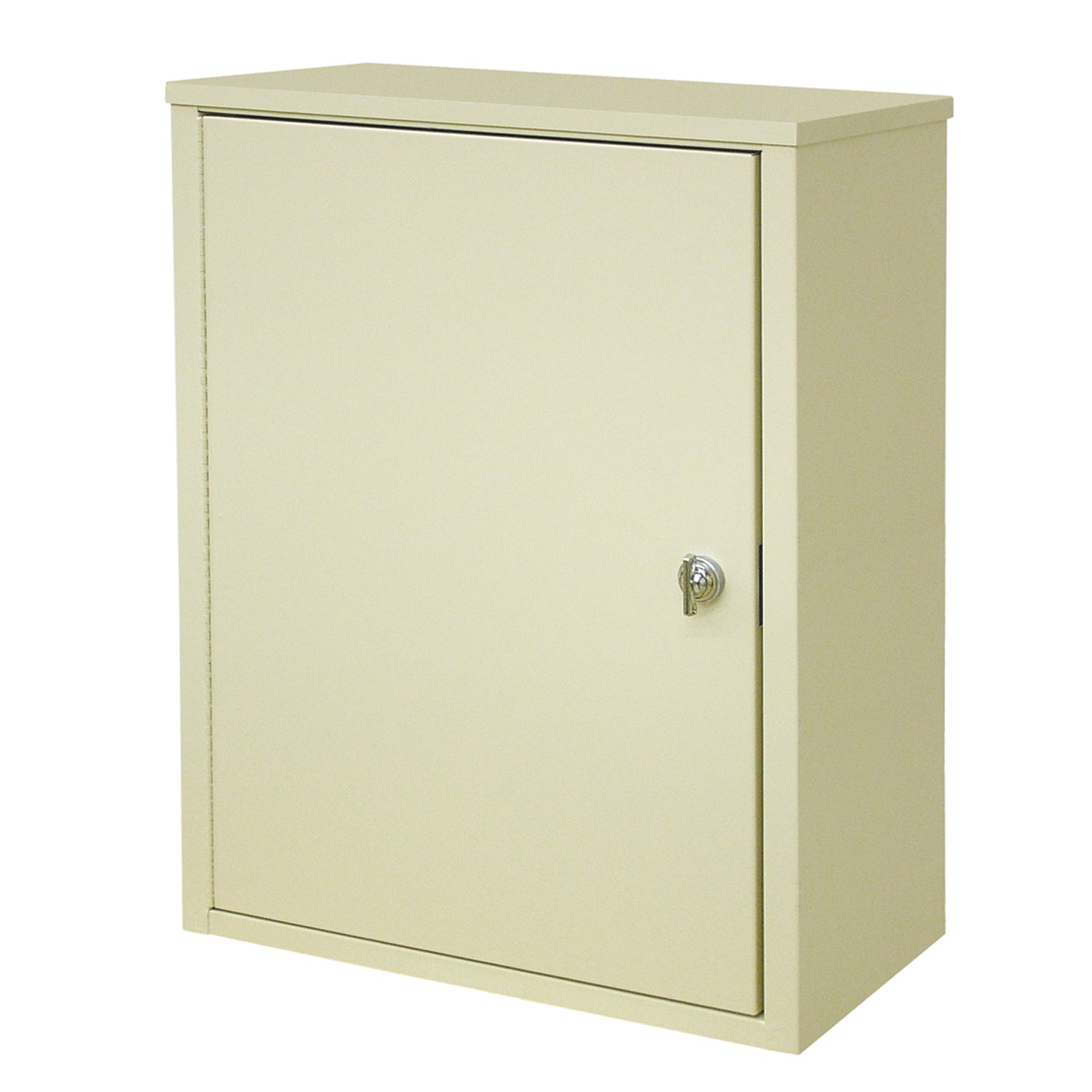 Storage Cabinet, Beige, 16_"  x 16"H x 8"D & 2 shelves