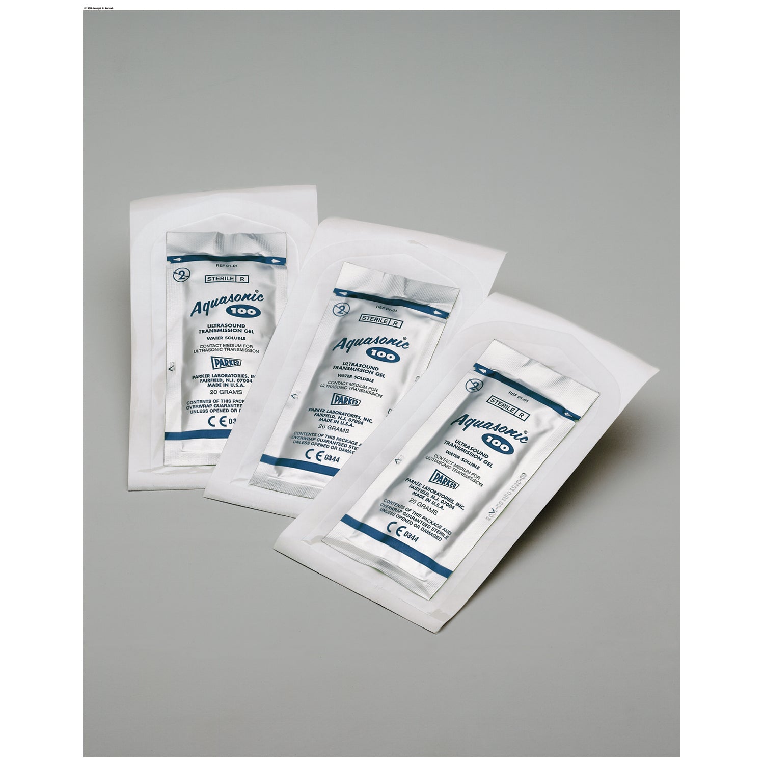 Ultrasound Transmission Gel, Sterile, 20g Overwrapped Sterilized Foil Pouches, 48/bx, 6 bx/cs
