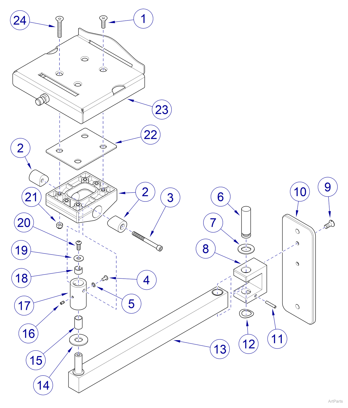 Screw, FLH, 0.250-20 x 0.500, Hex, SOC, CD/ZN (US Only) (DROP SHIP ONLY) (Delivery Info Sheet Required)