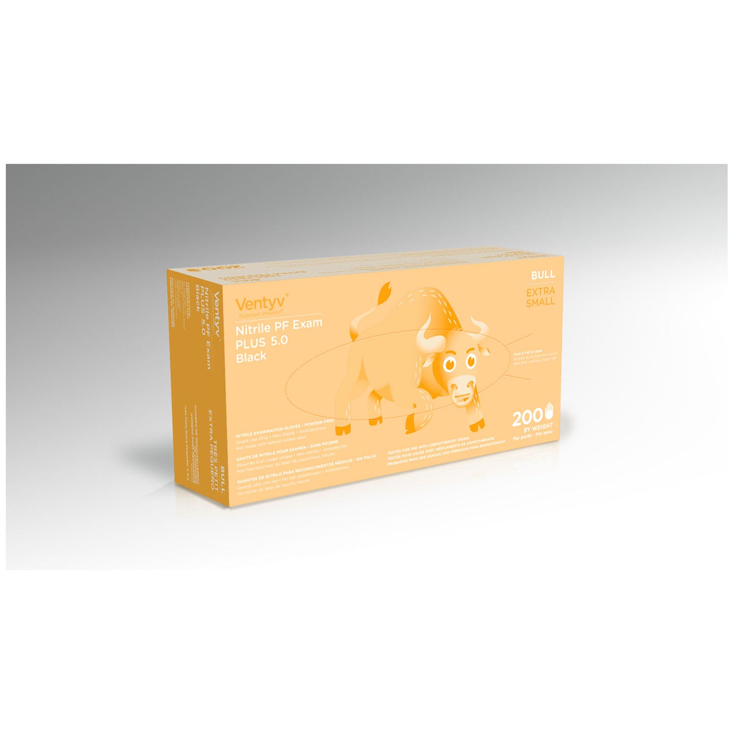 Glove, Exam, Nitrile, Plus, Bull, Powder-Free, X-Small, 100/bx, 10bx/cs (Continental US Only)