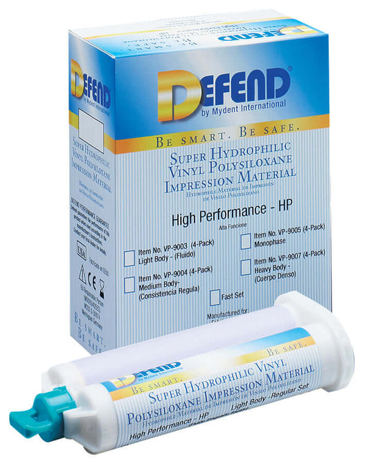 Vinyl Polysiloxane Impression Material, Heavy Body Fast Set, 50 ML cartridges/pk
