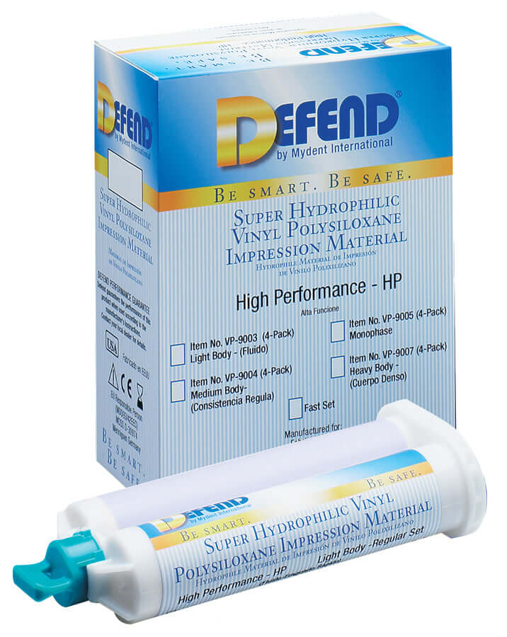 Vinyl Polysiloxane Impression Material, Light Body Fast Set, 50 ML cartridges/pk