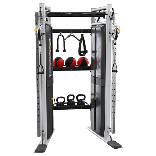 Functional Trainer Heavy Stack with 30" (76 cm) Storage Rack (DELIVERY SITE SURVEY REQUIRED) Sales into Medical markets in U.S. only (active aging, indep. living, hospital affil., PT, Chiro, Asst. Living, LTC). No sales into Fitness markets (DROP SHIP ONLY)