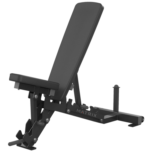 Varsity Multi-Adjustable Bench, 57" x 22.75" x 18.75", Iced Silver (DELIVERY SITE SURVEY REQUIRED) Sales into Medical markets in U.S. only (active aging, indep. living, hospital affil., PT, Chiro, Asst. Living, LTC). No sales into Fitness markets (DROP SHIP ONLY)