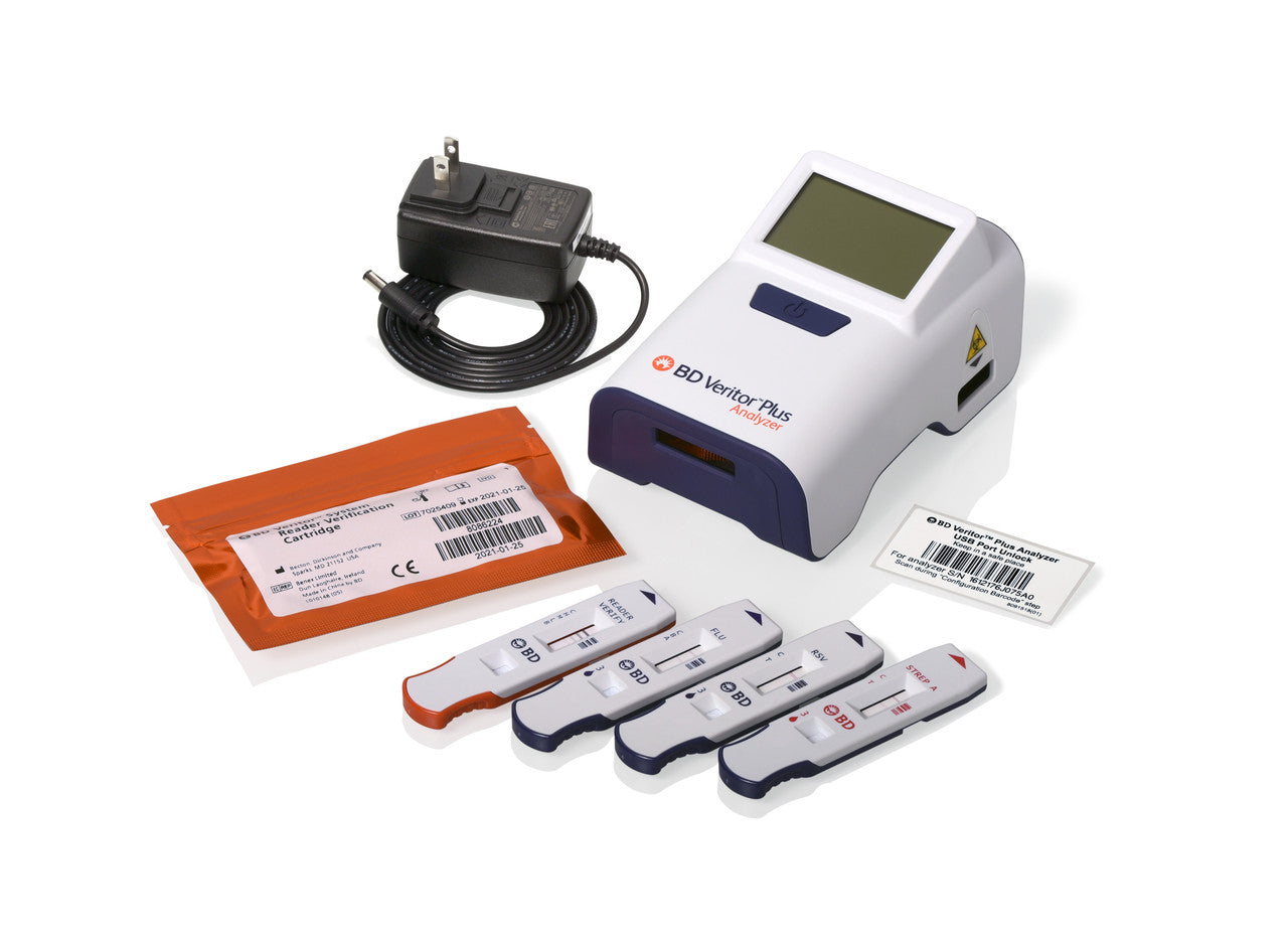 Veritor Plus Lab Combo Pack Includes: (1) Veritor Plus Analyzer (#256066), (2) Veritor Flu A+B Laboratory Kits (#256041) (Continental US Only) (DROP SHIP TO END USER ONLY)