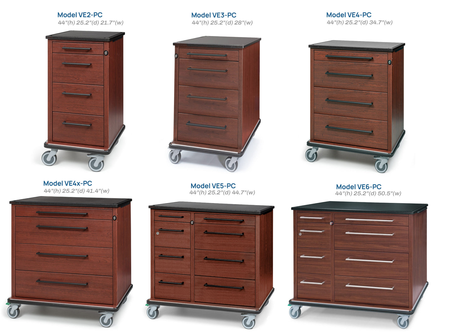 Cart, Medication VE4PC, Core, BC (DROP SHIP ONLY)