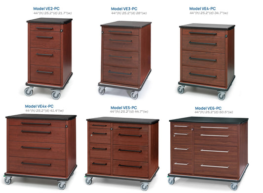 Cart, Medication VE4PC, Core, BC (DROP SHIP ONLY)