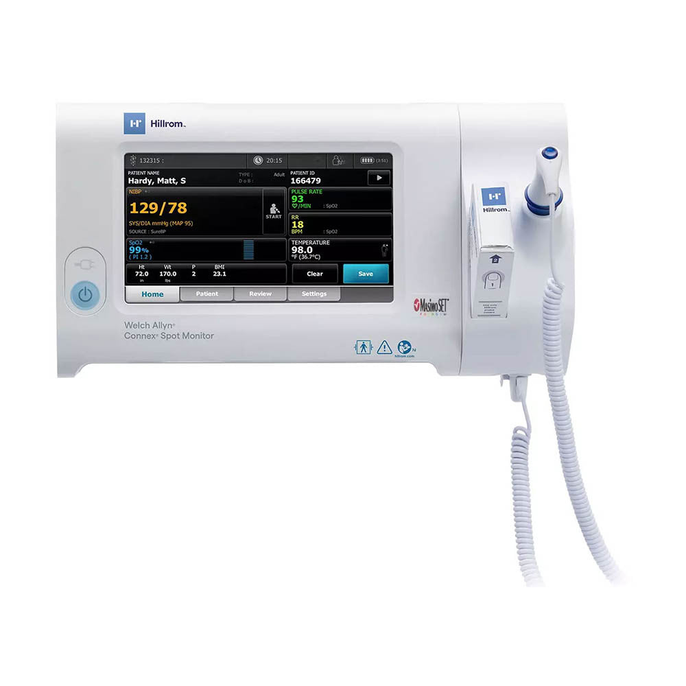Connex Spot Monitor with SureBP Non-invasive Blood Pressure, Masimo SpO2 and Masimo RRp Respiration Rate Technology, SureTemp Plus Thermometer (US Only) (Item is considered HAZMAT and cannot ship via Air to AK, GU, HI, MP, PR, VI)