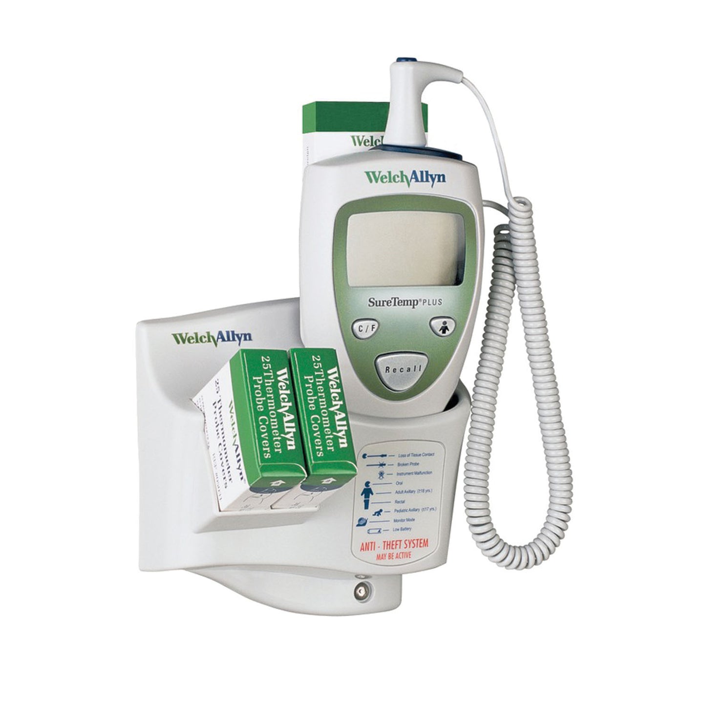 Model 690 Electronic Thermometer, Wall Mount, Oral Probe, Oral Probe Well, 2-Year Limited Warranty (US Only)