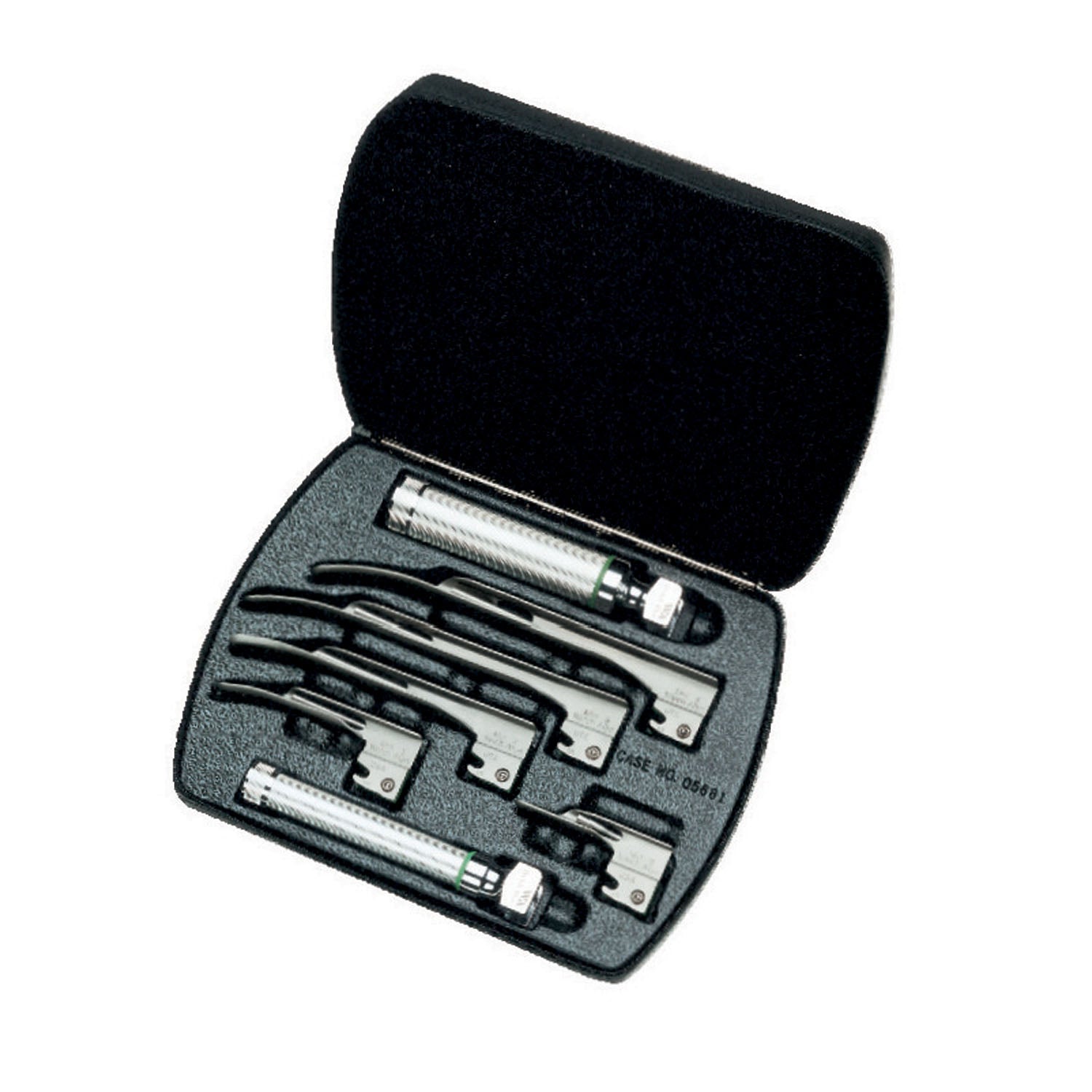 Fiber Optic - Miller Blade, Complete Set, Medium & Small Handles, 05681 Case (US Only)