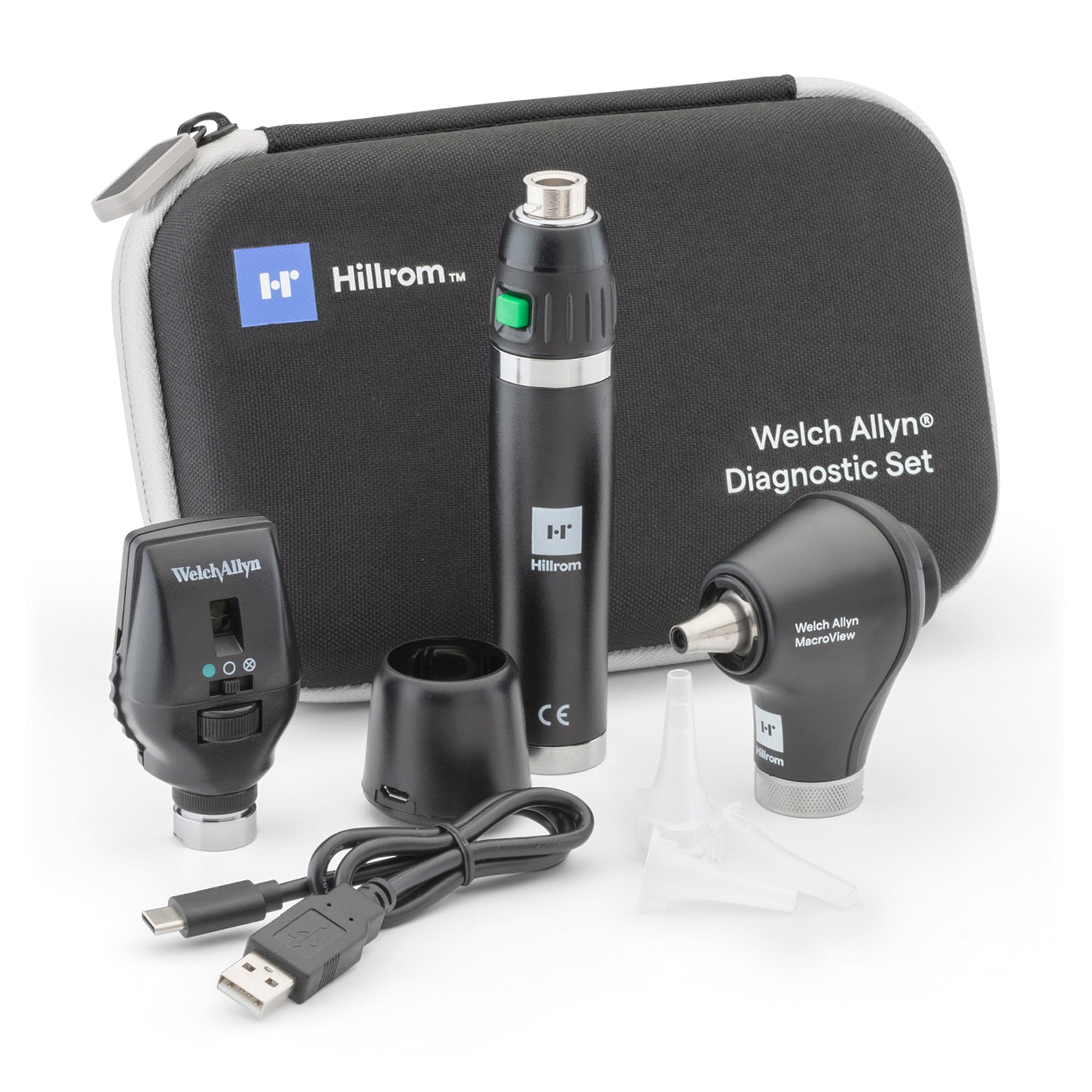 Diagnostic Set, Macroview Otoscope, 117 LED, Lithium-Ion (US Only) (Item is considered HAZMAT and cannot ship via Air or to AK, GU, HI, MP, PR, VI)