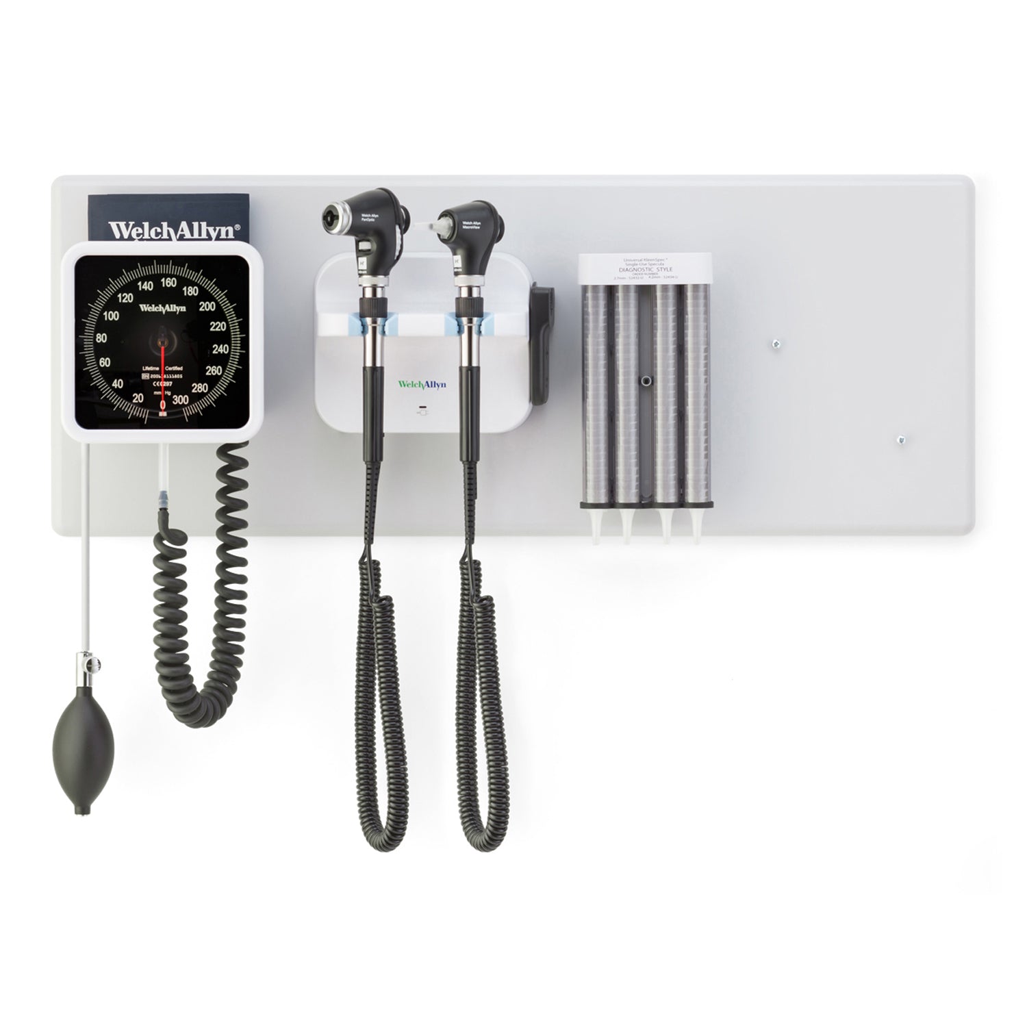 GS777 Integrated Wall System, PanOptic Ophthalmoscope, Macroview Otoscope, iExaminer, with BP (US Only)