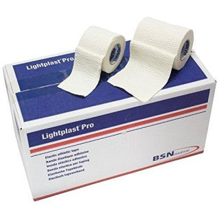 Tearable Elastic Adhesive Stretch Tape, White, 2" x 7 1/2 yds, 16 rl/cs (Continental US Only)
