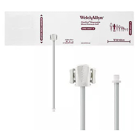 Cuff, Soft, Screw Connector, 1-Tube, Large Adult, Long, 20/pk (US Only)