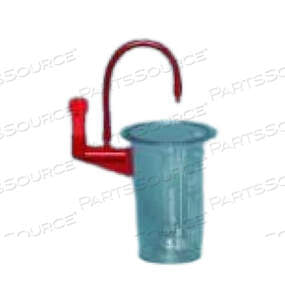 Semi-Rigid Polycarbonate Suction Canister with DISS, 1500cc, 1/cs (Continental US Only)