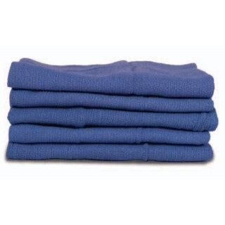 Surgical Towel, Standard Cotton, 17" x 23", Blue, Sterile, Disposable, 6/pk, 12 pk/cs (Continental US Only)