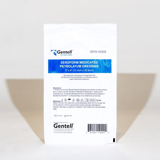 XeroForm Medicated Petrolatum Dressing, 5" x 9", 50/bx