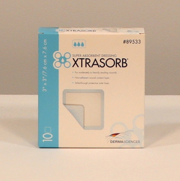 Non-Adhesive, Absorbent Dressing, 3" x 3", Sterile, 10/bx, 10bx/cs