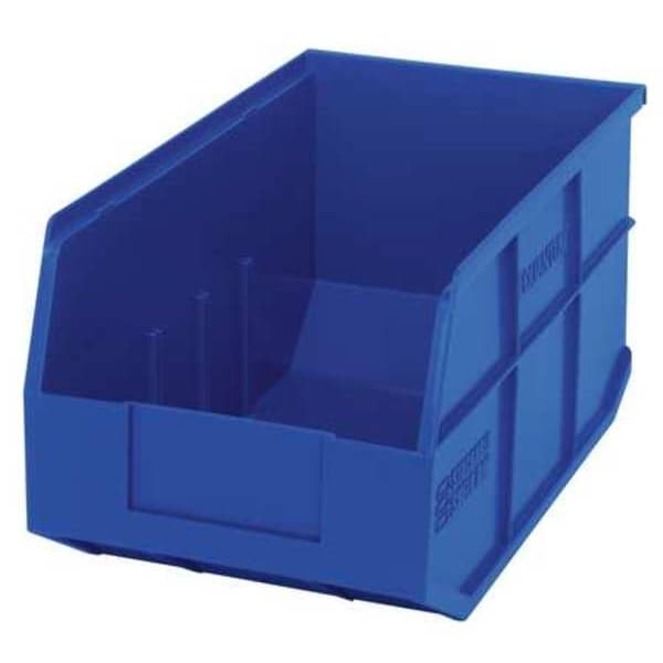 Stackable Shelf Bin, 14" x 8.25" x 7", Blue, 12/ctn (DROP SHIP ONLY)