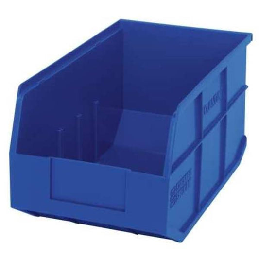 Stackable Shelf Bin, 14" x 8.25" x 7", Blue, 12/ctn (DROP SHIP ONLY)
