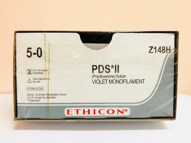 Suture, Taper Point, Size 5-0, 30", Violet Monofilament, Needle RB-2 RB-2, 3/8 Circle, 3 dz/bx (Continental US Only)