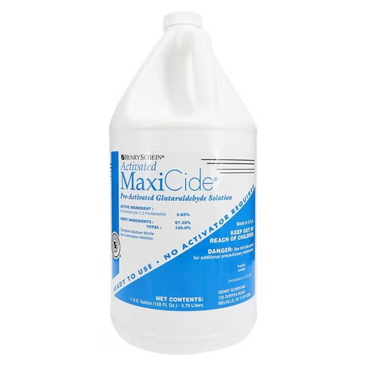 MaxiCide Activated Disinfectant 2.65% Glutaraldehyde 1 Gallon 1Gal/Bt (0104-1GL MAX)