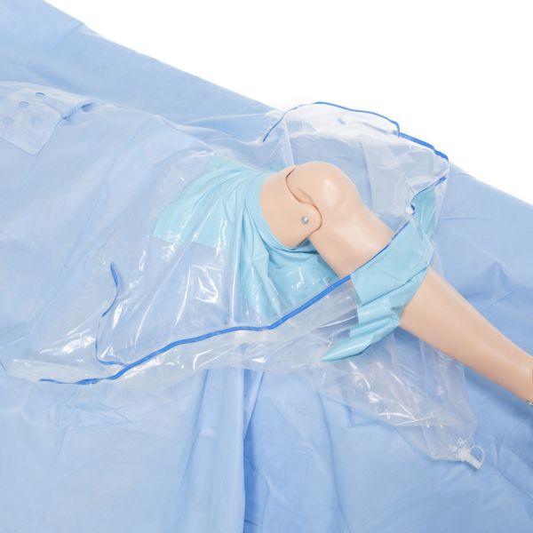 Orthoarts Knee Arthroscopy Drape with Armboard Covers, Extra Long, 116" x 92" x 176", Sterile, 10/cs (US Only)
