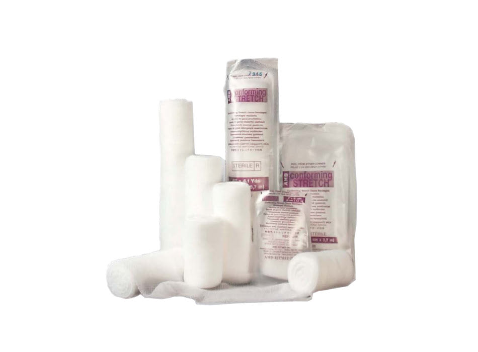 Conforming Bandage, Stretch, 2" x 4.1 yds, Non-Sterile, Individually Wrapped, 12/bx, 8 bx/cs