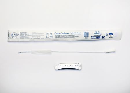 Catheter, Male, Hydrophilic Coated, Single-Use, 16", Coude Tip, 12FR, 30/bx, 10 bx/cs (Continental US Only)