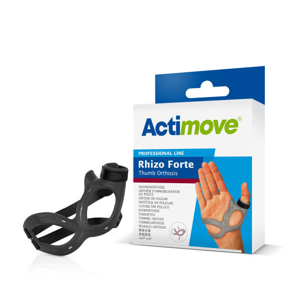Actimove Rhizo Forte, Thumb Orthosis, Right, Black, Large (Continental US Only)