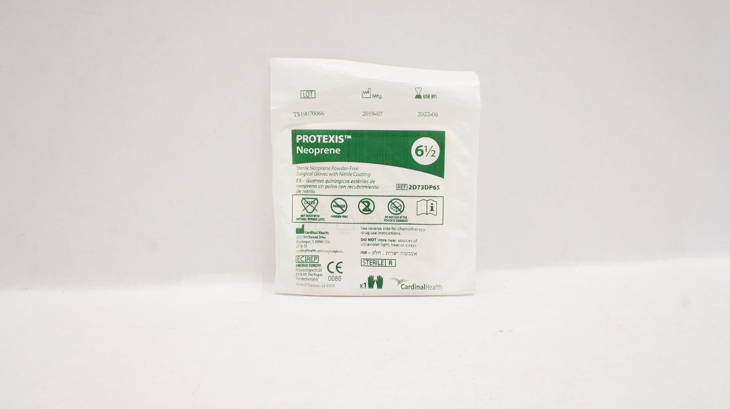 Glove, Neoprene Surgical, Size 6.5, Sterile, 50 pr/bx, 4 bx/cs (Limited Expiry of 90 days) days) (Rx) (Item is Non-Returnable) (Continental US Only)