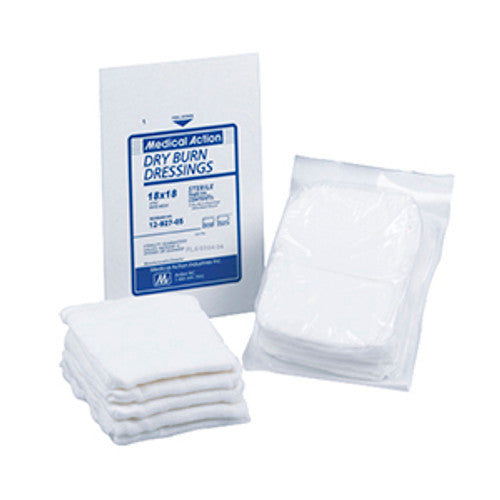 Burn Dressing, Gauze 18" x 36", 8-Ply, 100/cs