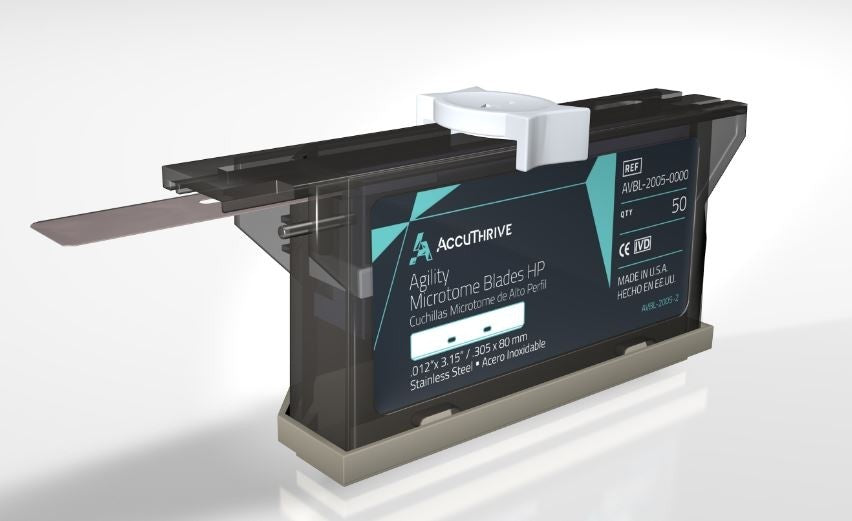 AccuThrive Agility Microtome Blade, High Profile, SS Microcoat, 50bl/disp 10 disp/cs