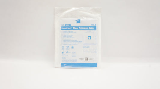 Minor Procedure Drape, 24" x 26", Aperture 2.5" Dia., Sterile, 25/cs (Continental US Only)
