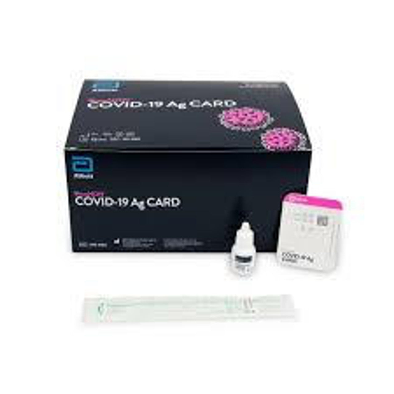 BinaxNOW COVID-19 Ag Card Kit, Professional Use, CLIA Waived, 40 tests/kit (Non-returnable; Non-refundable) (Clia Waive Certificates Required for Drop Ship Orders) (Continental US+HI Only)