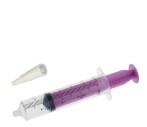 AMSure Flat Top Piston Syringe, 60 ml, with ENFit Tip, with Transition Adapter, Non-Sterile, 30/cs