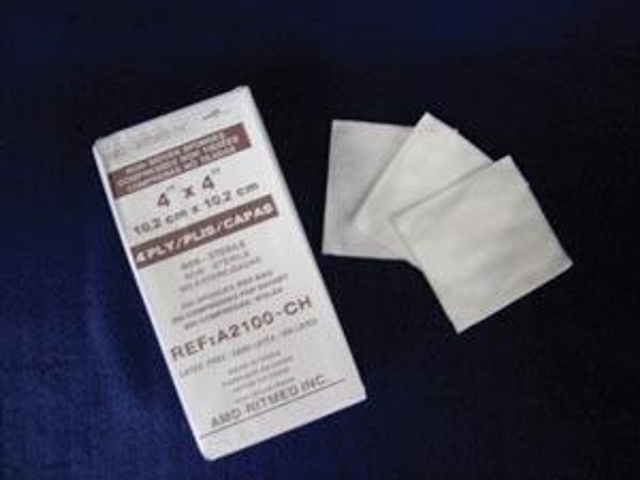 General Usage, 3" x 3", 4 ply, Sterile 100/pk 24pk/cs