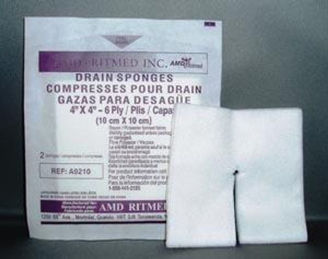 General Usage, 2" x 2", 4 ply, Sterile, 100/pk 30pk/cs (48 cs/plt)